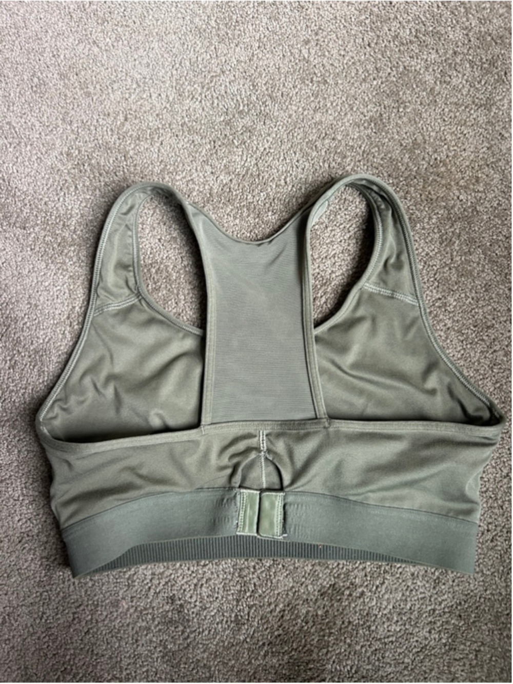 Women's Gymshark Sports Bra S Olive Green - Picture 3 of 5